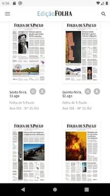 Folha SP Impressa android App screenshot 3